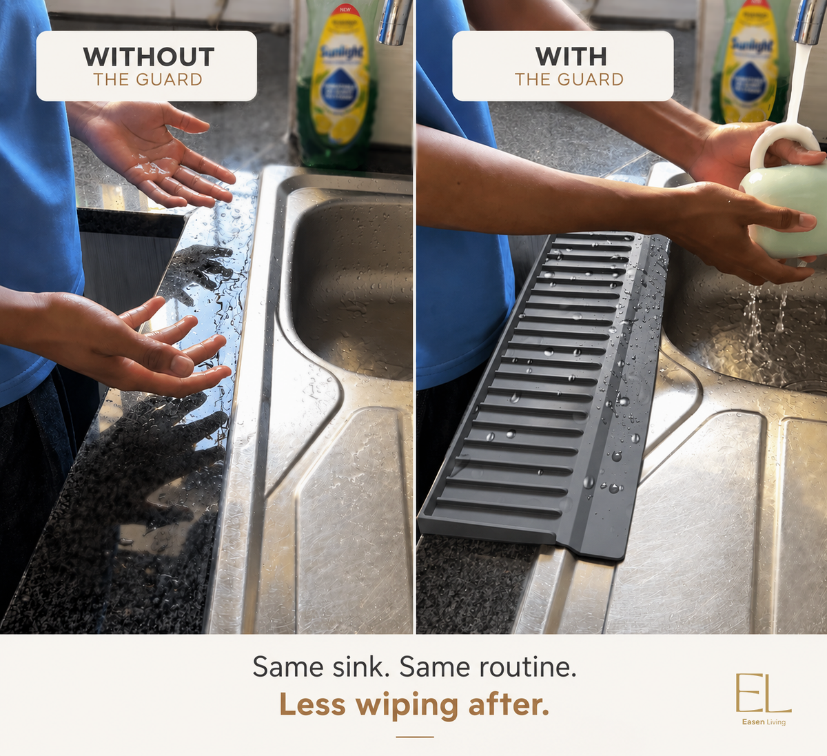 Easen Living™ Stay-Dry Sink Guard